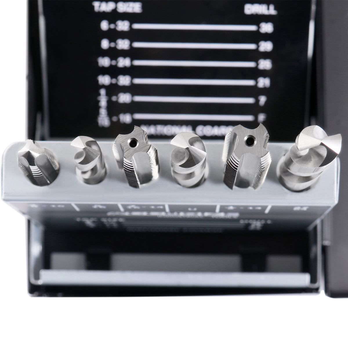 HSS Tap and Drill Set, UNC, 18 Pc, 0001-0040