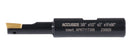 - 3/8'' 90 Deg Square Shoulder Indexable End Mill with 3'' Overall Length, Apkt11t3 Carbide Inserts, 1 Flute, 0056-0912