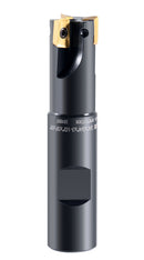 3/4'' 90 Deg Square Shoulder Indexable End Mill, 3-1/2'' Overall Length, Apkt11t3 Carbide Inserts, 3 Flute, 0056-0917