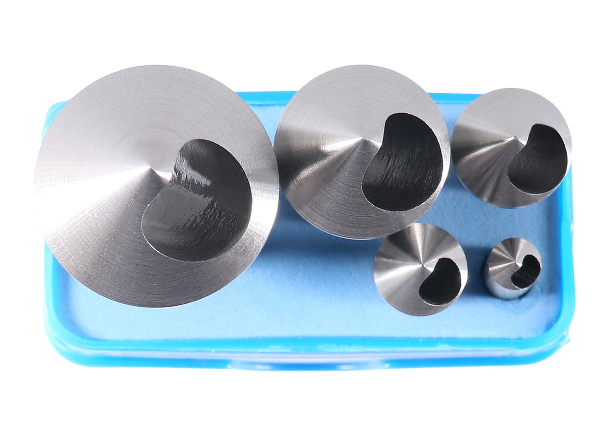 0 Flute H.S.S. Countersink & Deburring Tool Set, Pilotless Type, 5 pcs/set