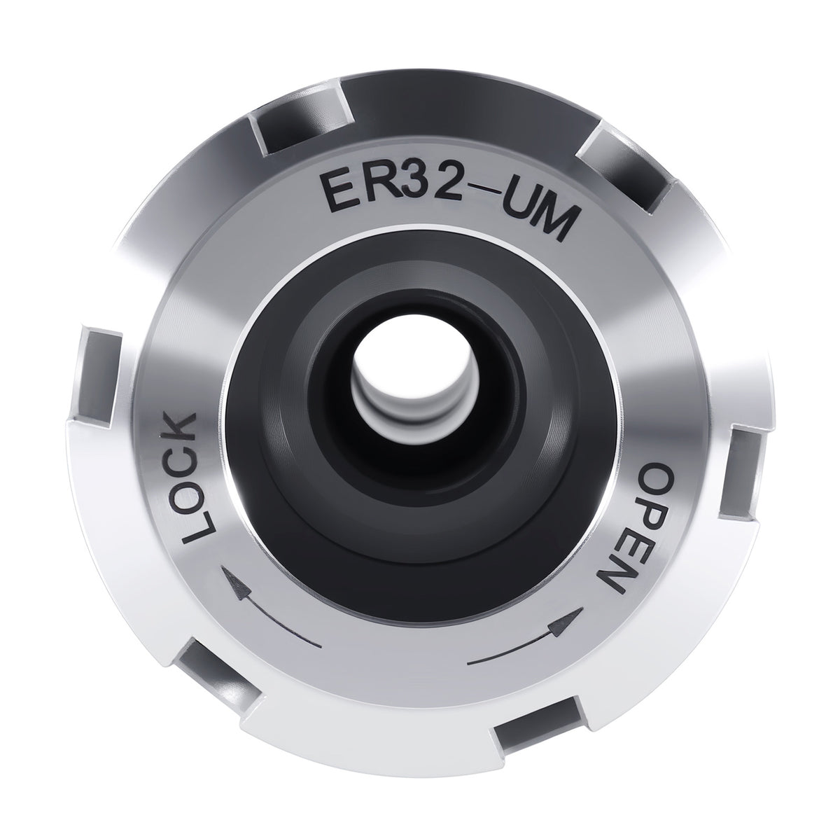 R8 Shank Er32 Collet Chuck, Max RPM: 8000 RPM, 7/16''-20 Drawbar End, Max TIR 0.0002'' O.D to I.D. 0223-0232