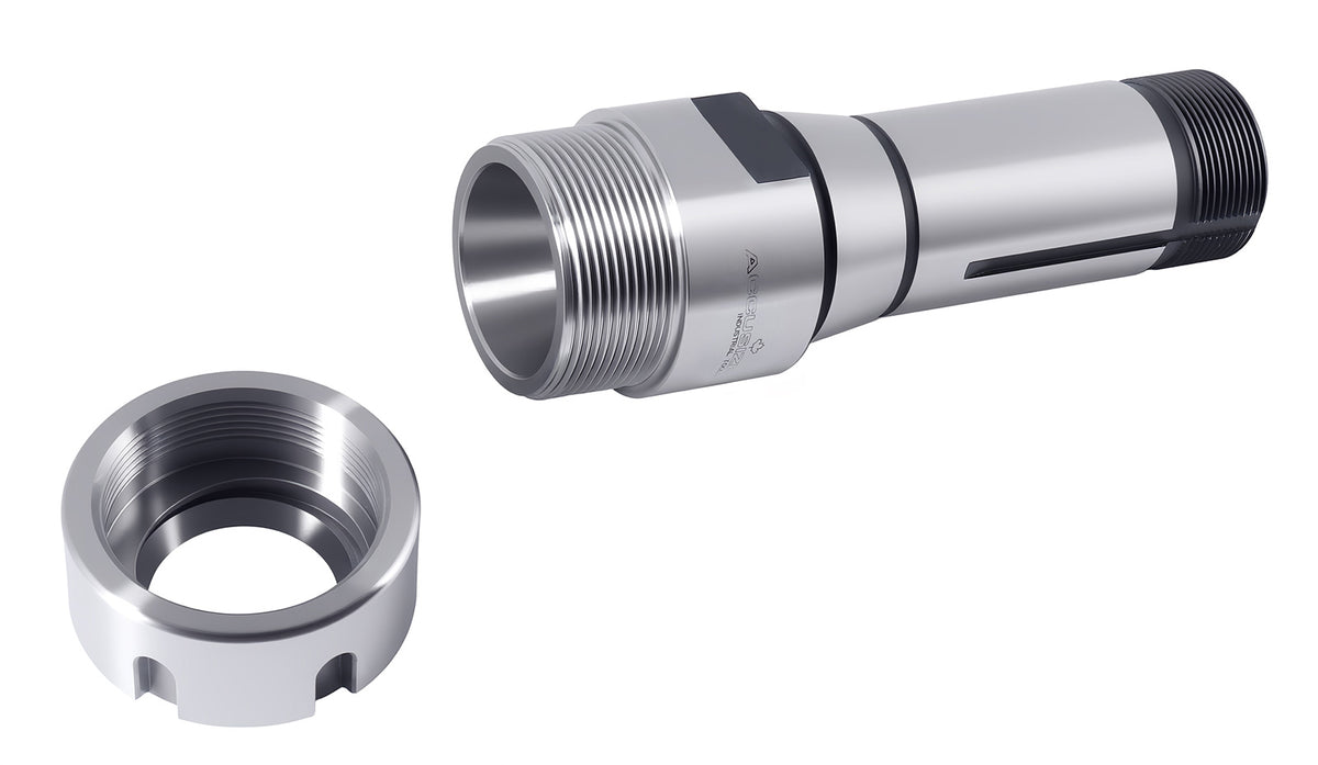 5C Shank ER32 Collet Chuck, 1.238"-20UNF External Thread, 1.041"-24UNF Internal Thread, Max T.I.R. 0.0002'' O.D to I.D., 0223-0245
