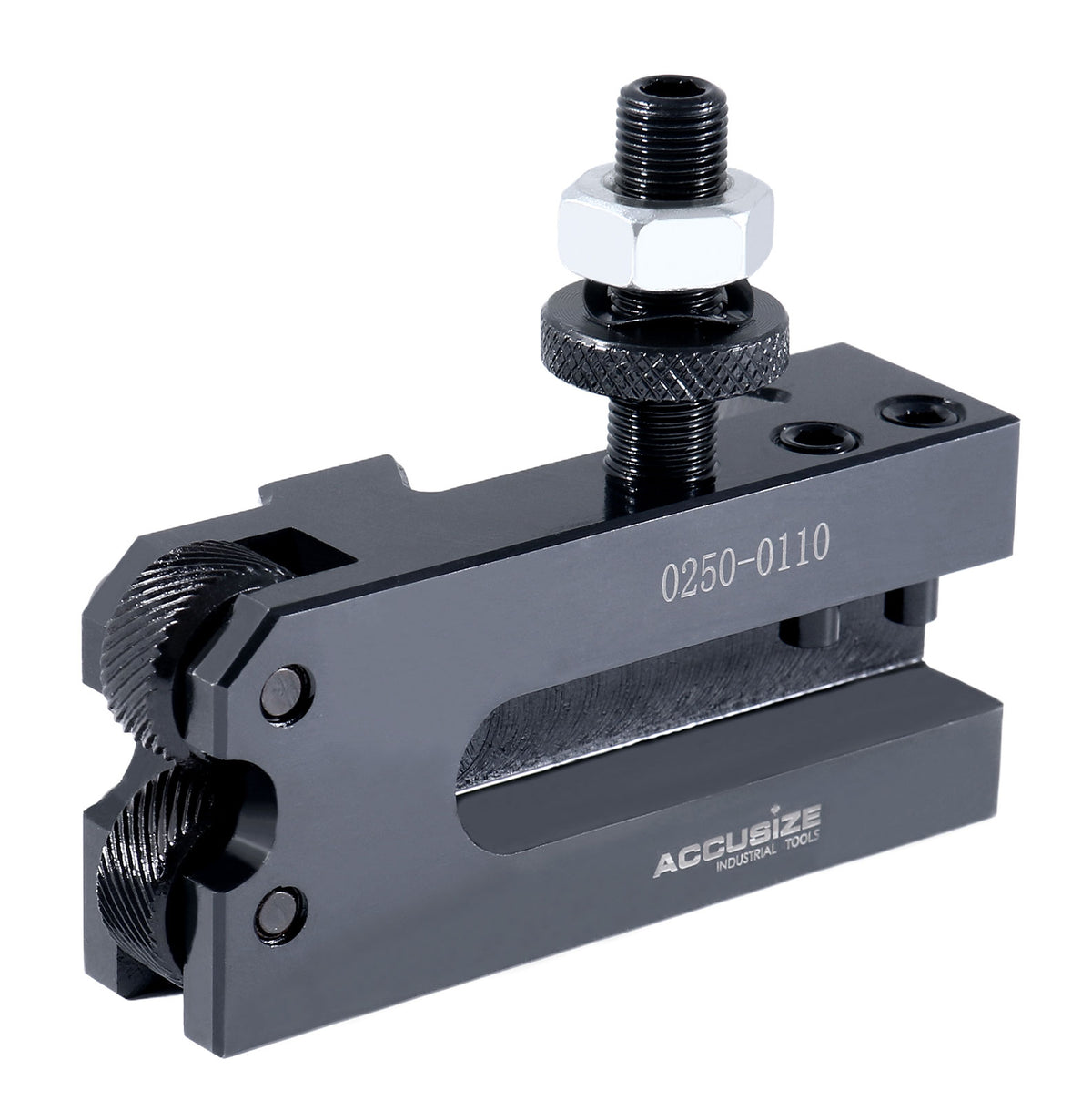 Style Axa Knurling Turning and Facing Quick Change Tool Post Holder, Style 10, 1/2'', 0250-0110