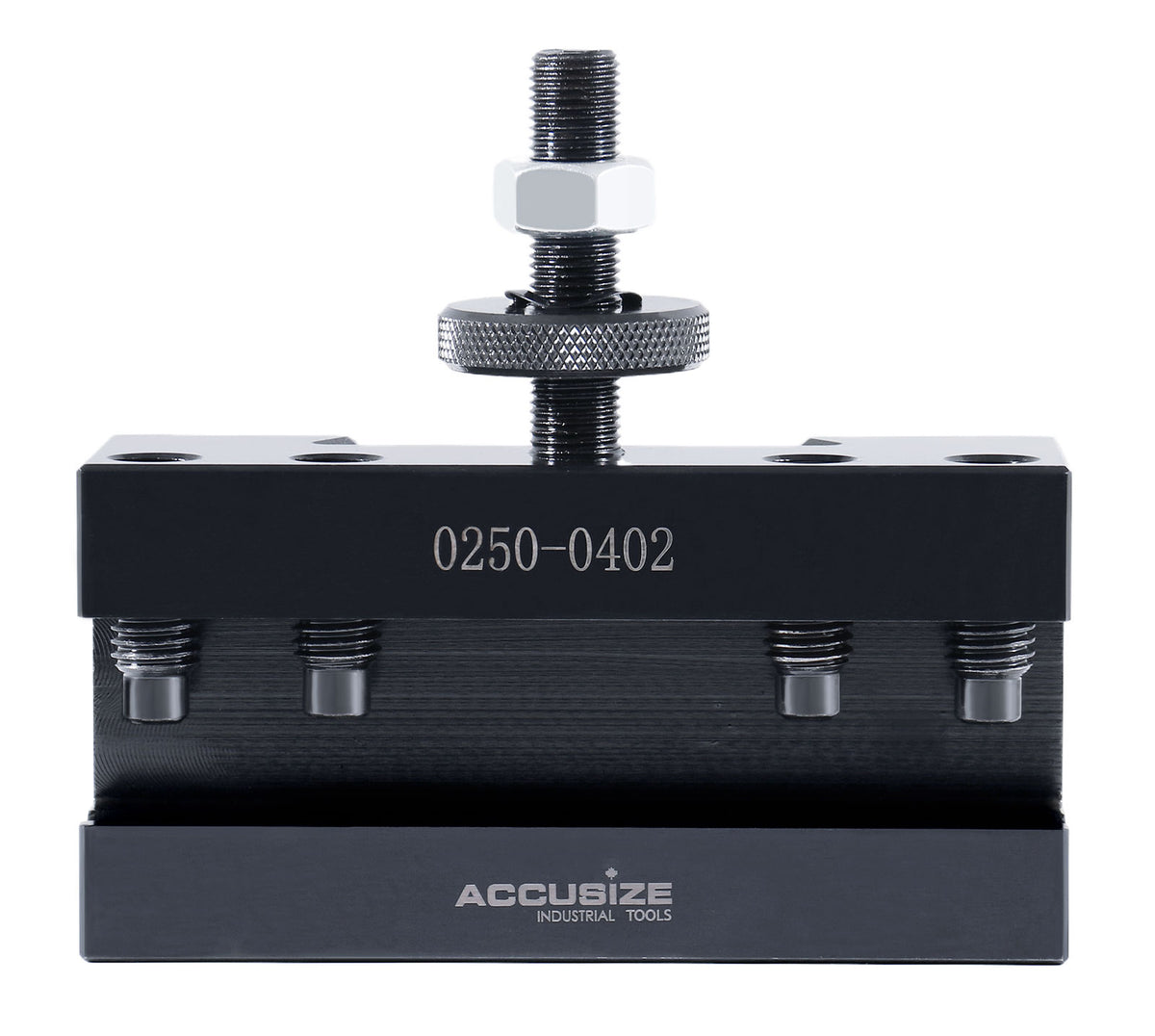 Ca Boring, Turning and Facing Quick Change Tool Post Holder, 1'' Max Hold, Style No 2, 0250-0402