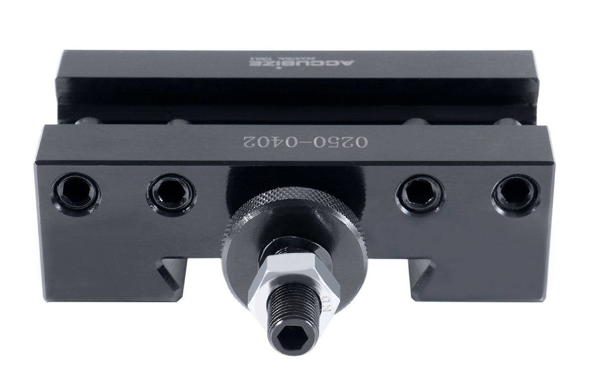 Ca Boring, Turning and Facing Quick Change Tool Post Holder, 1'' Max Hold, Style No 2, 0250-0402