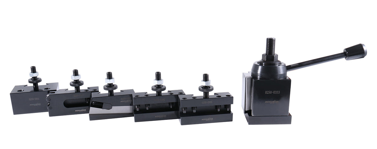 13-18'' Wedge Type Quick Change Tool Post 6 Pc for 300 Cxa, 0251-0333