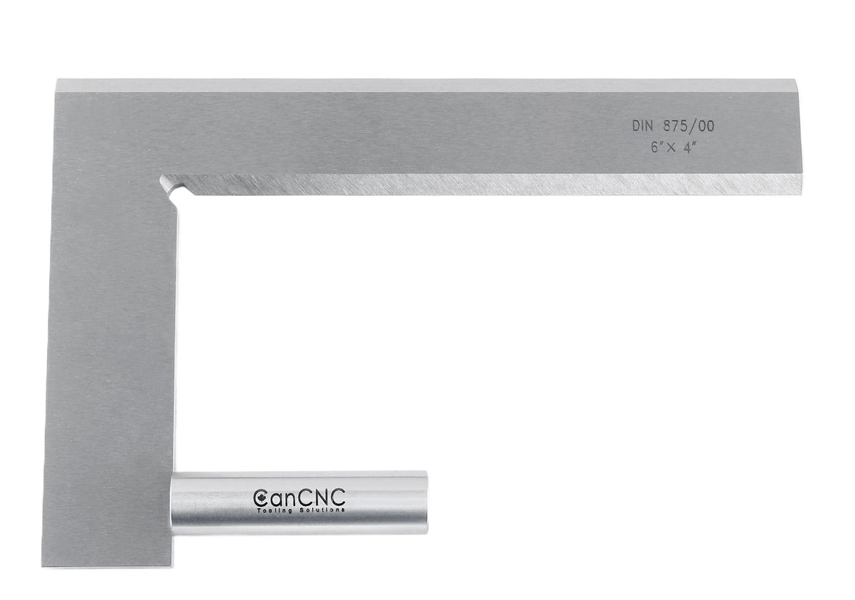 6'' by 4'', Grade 00, Precision Bevel Edge Blade Square, Din 875, 0303-8303