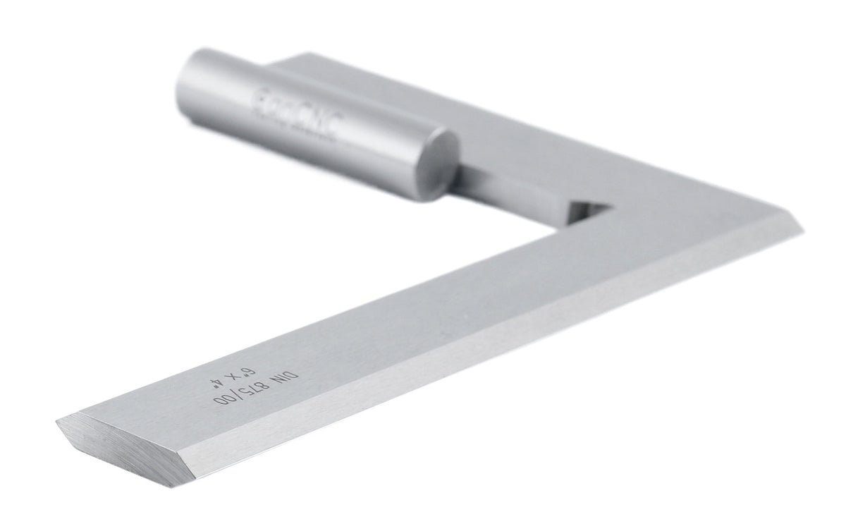 6'' by 4'', Grade 00, Precision Bevel Edge Blade Square, Din 875, 0303-8303