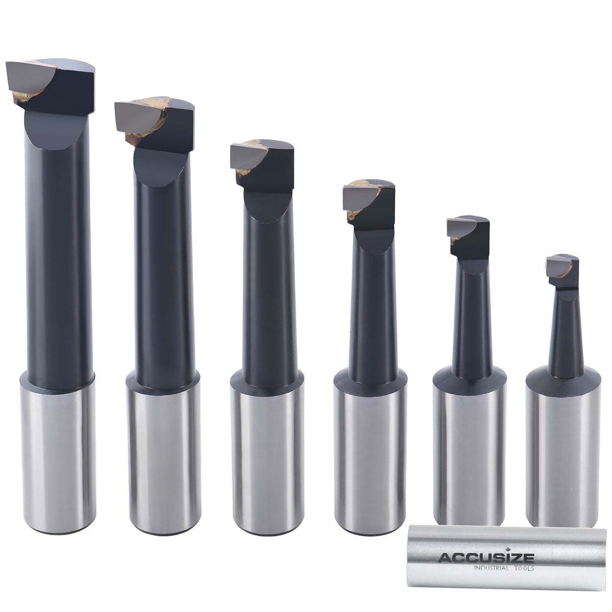 1'' 6 Pc Carbide Tipped Boring Bar Set, 0375-0999