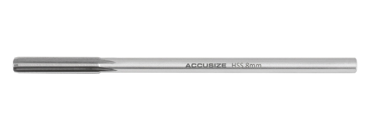 Metric ANSI HSS M2 Straight Flute Chucking Reamers, Straight Shank, Right Hand