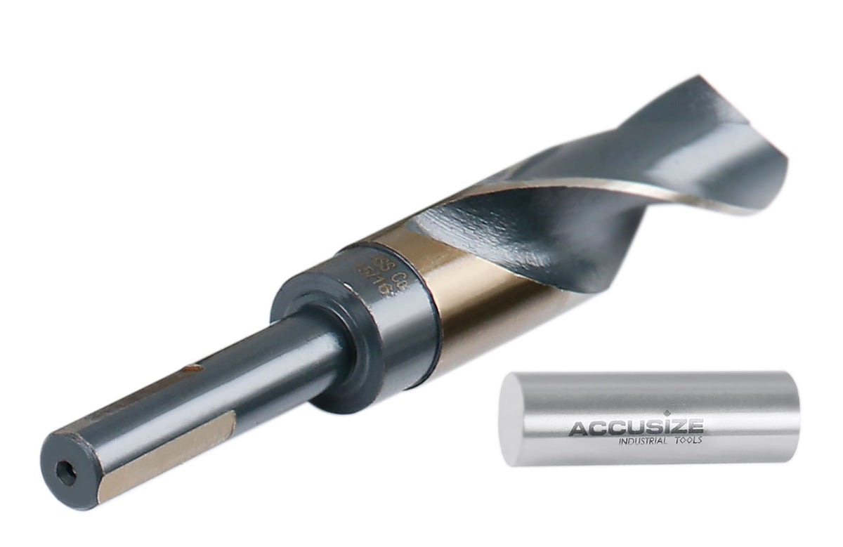 ANSI M35(H.S.S. + 5% Cobalt) 1/2" Shank S & D Drill, 135° Split Point