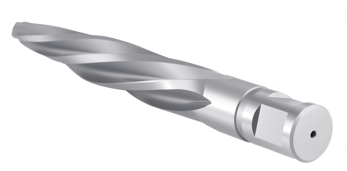 3/4'' H.S.S. Aligning Reamer with 3/4'' / 0.75'' Weldon Shank, Spiral Flute, 0521-0034