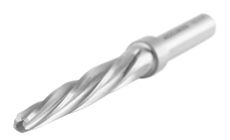 High-Speed Steel Spiral Flute Aligning Reamer, 3/8" Cutting Diameter, 3/8" Shank Diameter, 0522-0038