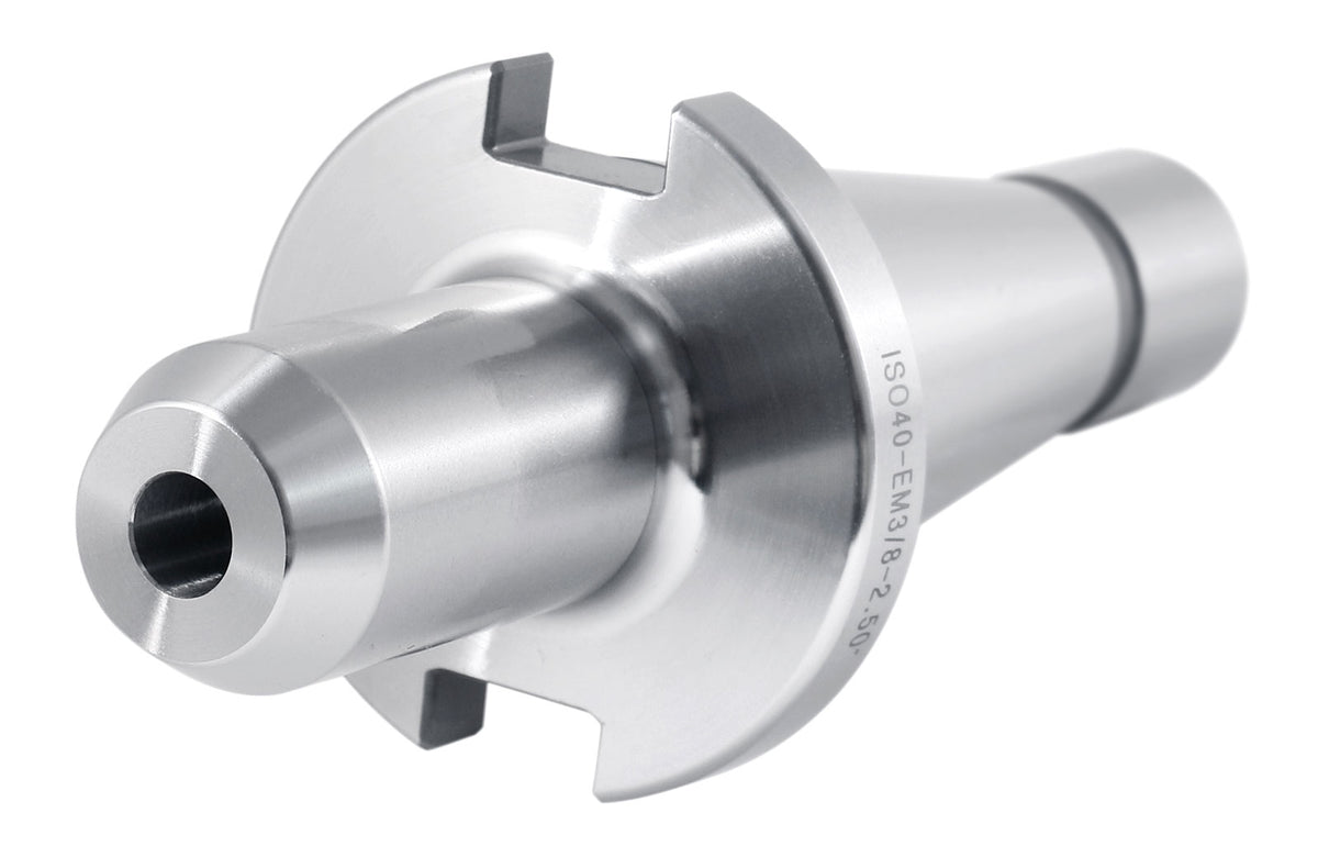 3/8'' Iso40 End Mill Holder with 5/8''-11 Thread, 0534-0038