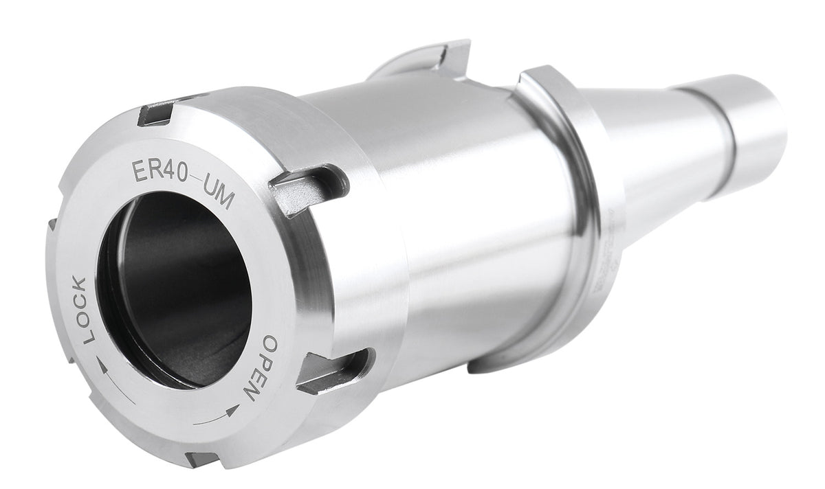 ISO40 Holder for ER40 Collets, with Thread 5/8'' to 11, 100 mm Long, 0536-0004