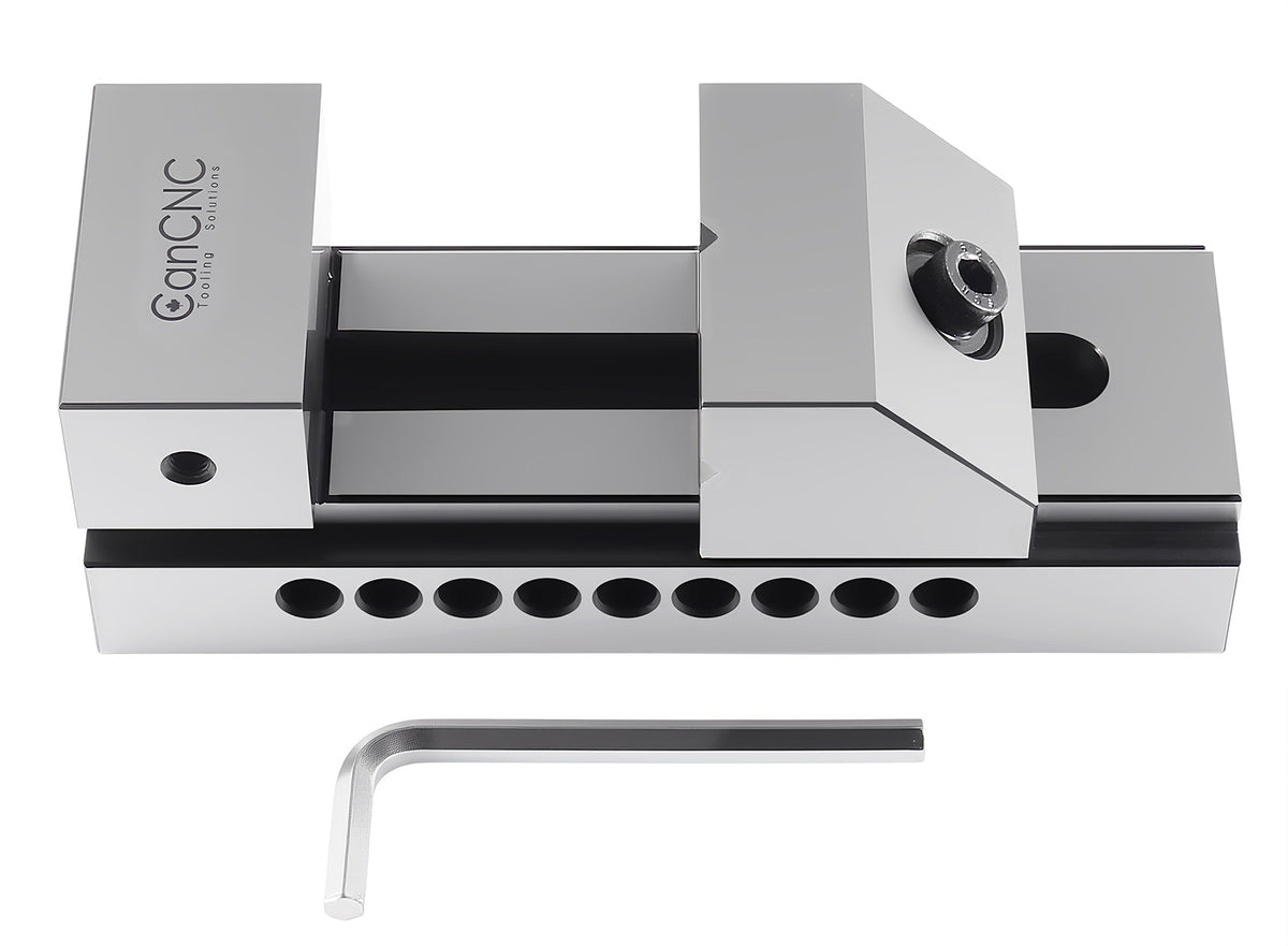 175 mm Long 63 mm Wide Precision Screwless Toolmakers Vise, Parallelism 0.003 mm/100 mm, Squareness 0.005 mm/100 mm, 0536-Vb25