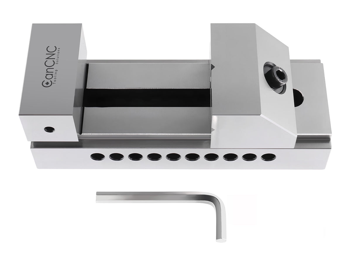235mm Long 88mm Wide Precision Screwless Toolmakers Vise, Parallelism 0.003 mm/100 mm, Squareness 0.005 mm/100 mm, 0536-VB35