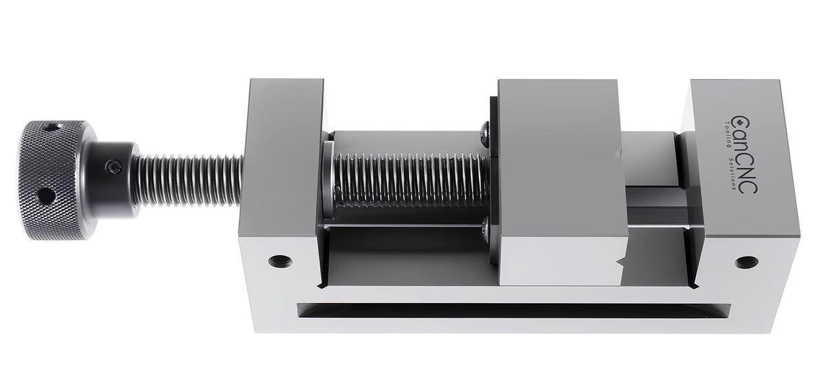 63 mm Metric Precision Toolmaker Vise, 0.003 mm/100 mm Parallelism, 0.005 mm/100 mm Squareness, 0536-Vs25