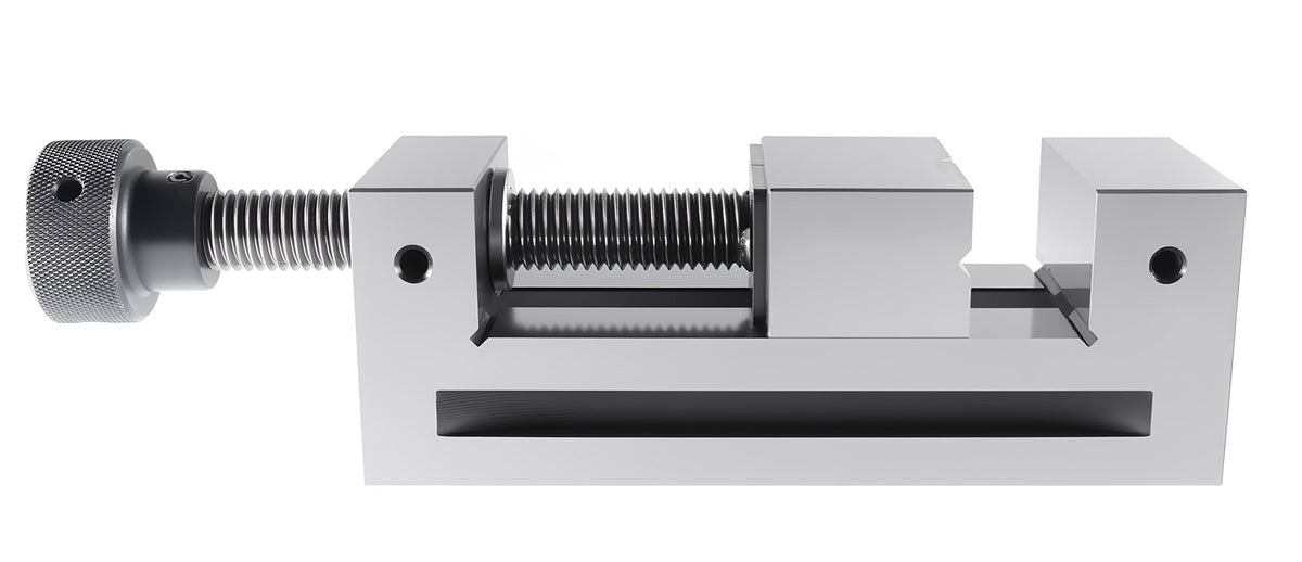 63 mm Metric Precision Toolmaker Vise, 0.003 mm/100 mm Parallelism, 0.005 mm/100 mm Squareness, 0536-Vs25