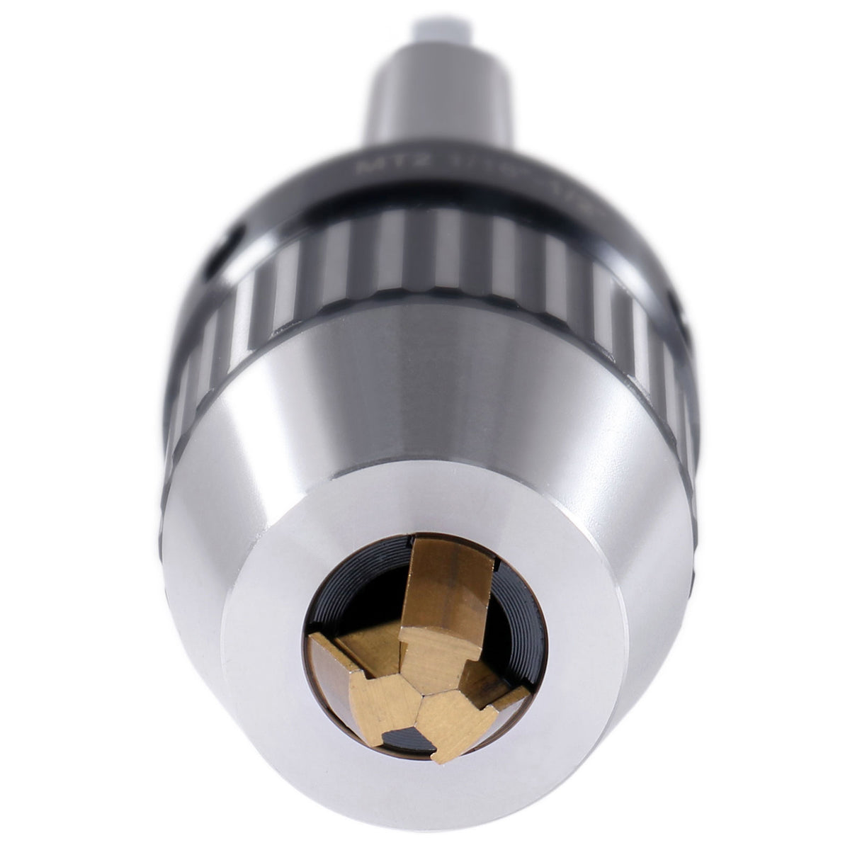 CanCNC Tooling Solutions 1/16–1/2" MT2 Precision Keyless Drill Chuck, Heavy-Duty with Integrated Shank and Titanium Jaws, 0537-1202