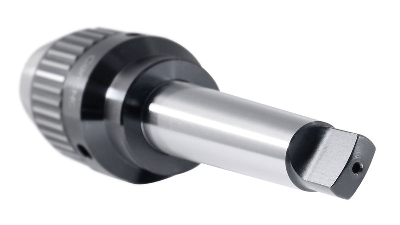 CanCNC Tooling Solutions 1/16-1/2" MT3 Precision Keyless Drill Chuck, Heavy-Duty with Integrated Shank, Titanium Jaws, 0537-1203
