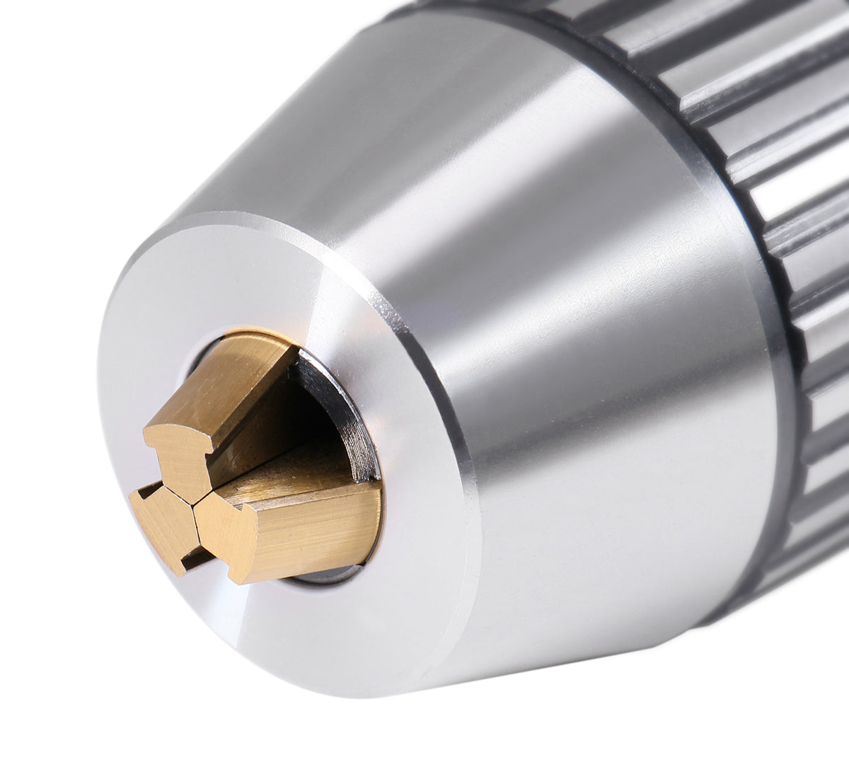 CanCNC Tooling Solutions 1/16-1/2" MT4 Precision Keyless Drill Chuck, Heavy-Duty with Integrated Shank, Titanium Jaws, 0537-1204
