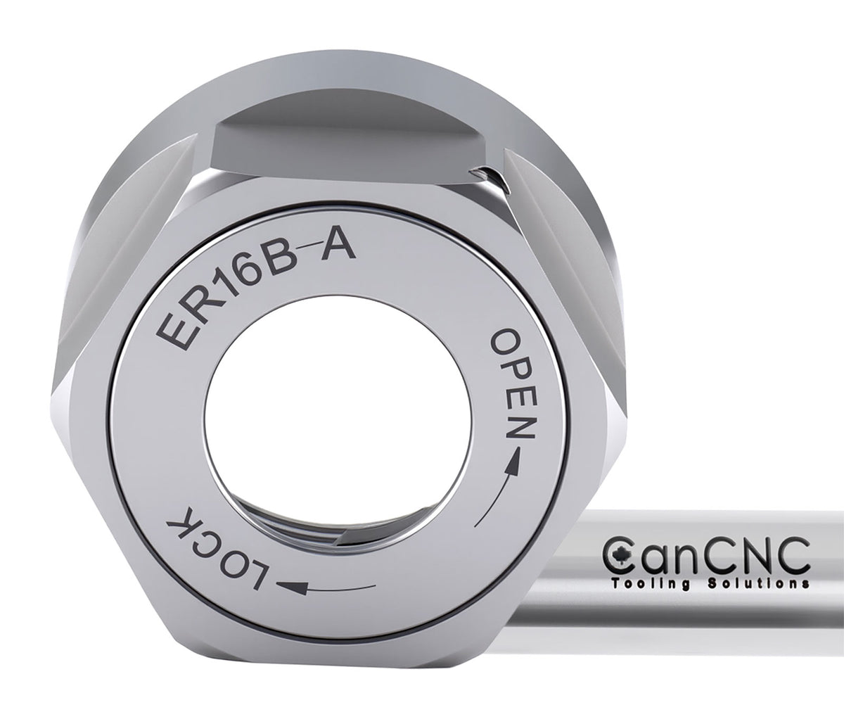 Ball Bearing ER Collet Chuck Nut, Balanced To 18,000 RPM at G2.5