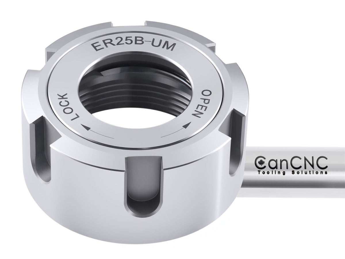 Ball Bearing ER Collet Chuck Nut, Balanced To 18,000 RPM at G2.5