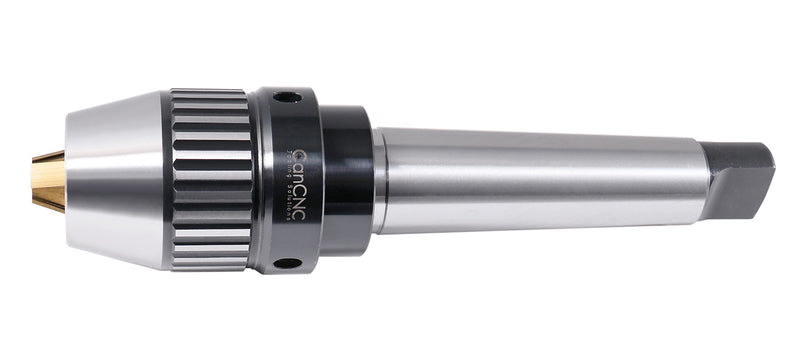 CanCNC Tooling Solutions 1/16-5/8" MT4 Precision Keyless Drill Chuck, Heavy-Duty with Integrated Shank, Titanium Jaws, 0537-5804