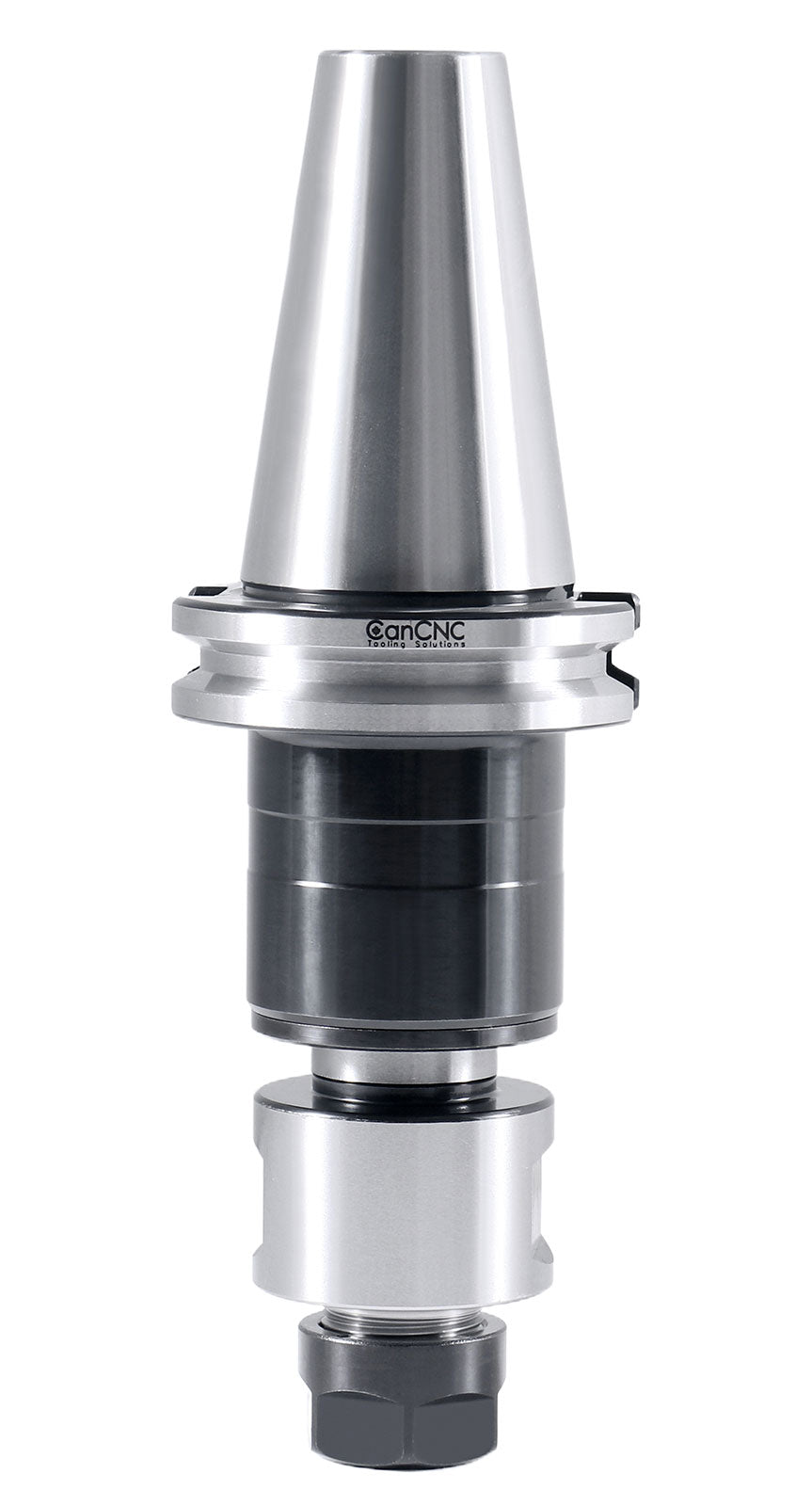Cat40 to Er16 Premium Floating Tap Collet Chuck, 5/8'' to 11 Rear Thread, 0537-5983