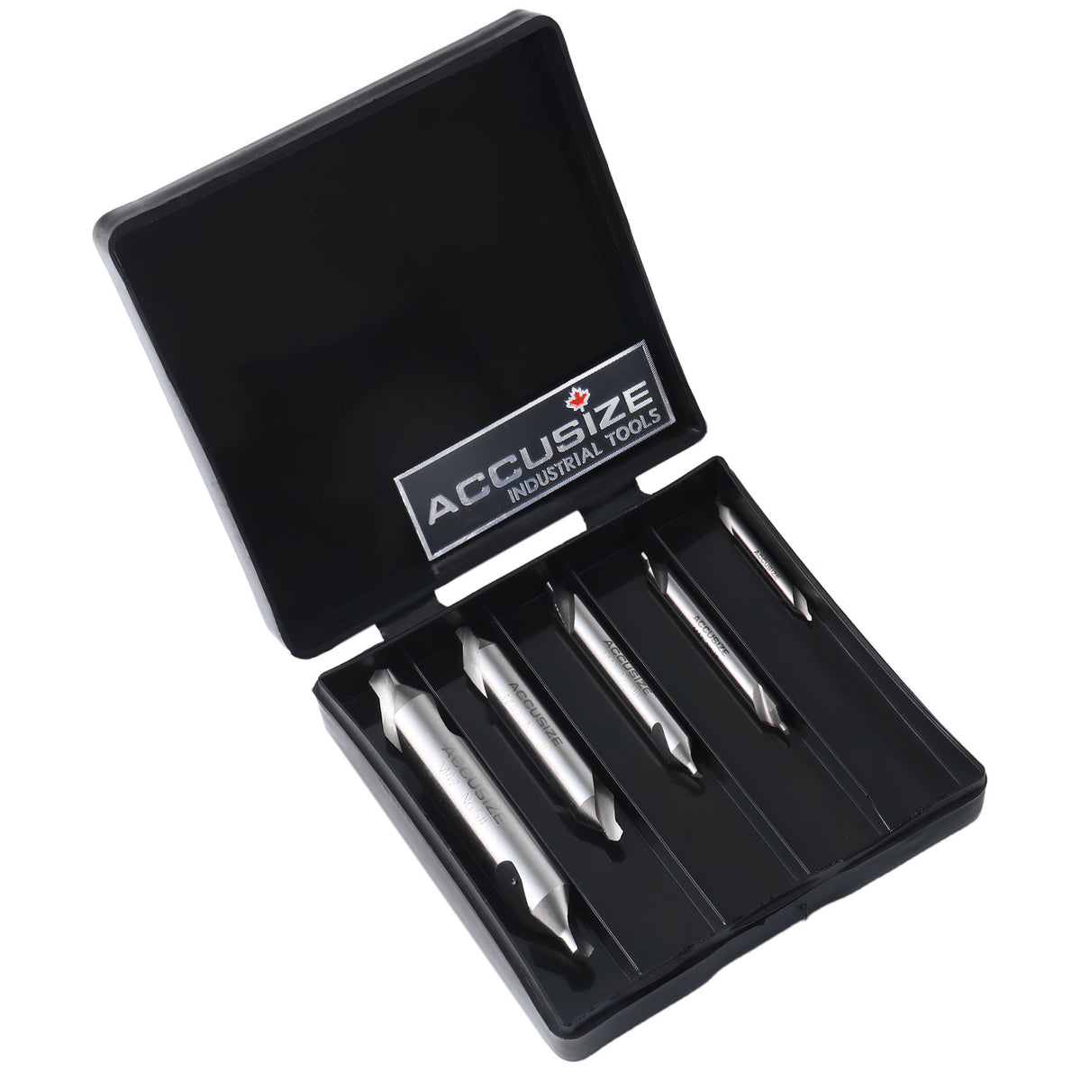 5pc ANSI M42 (H.S.S. + 8% Cobalt) Center Drill Set, 0556-5500