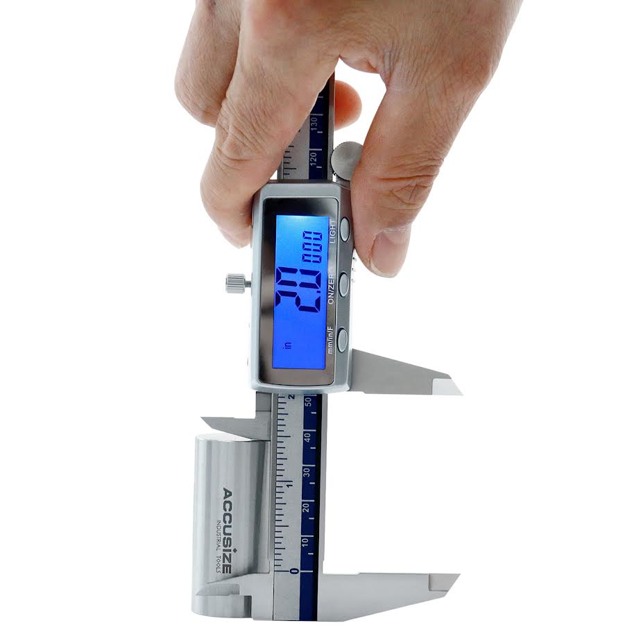 Rechargeable Digital Caliper with Backlight LCD Screen