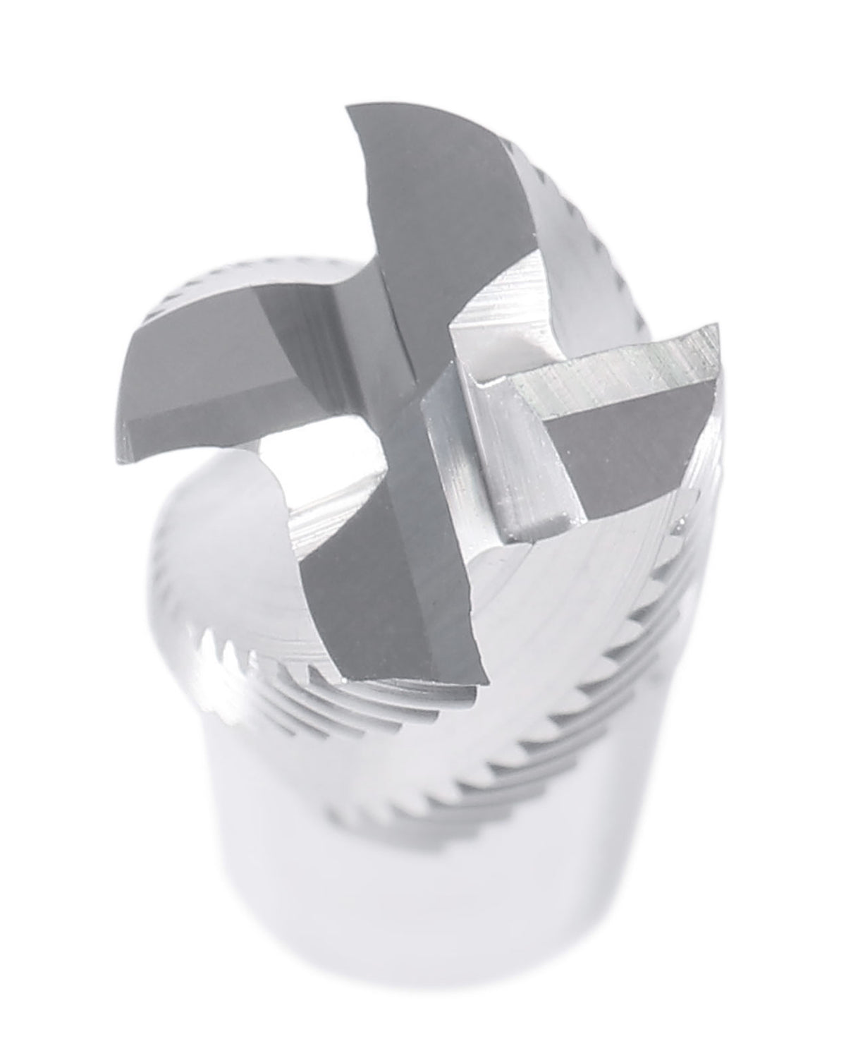 7/8'' 4 Flute, 7/8 by 3/4 by 1-5/8 by 4-1/8'' M42-8% Cobalt Roughing End Mill, Center Cutting, 1002-0078