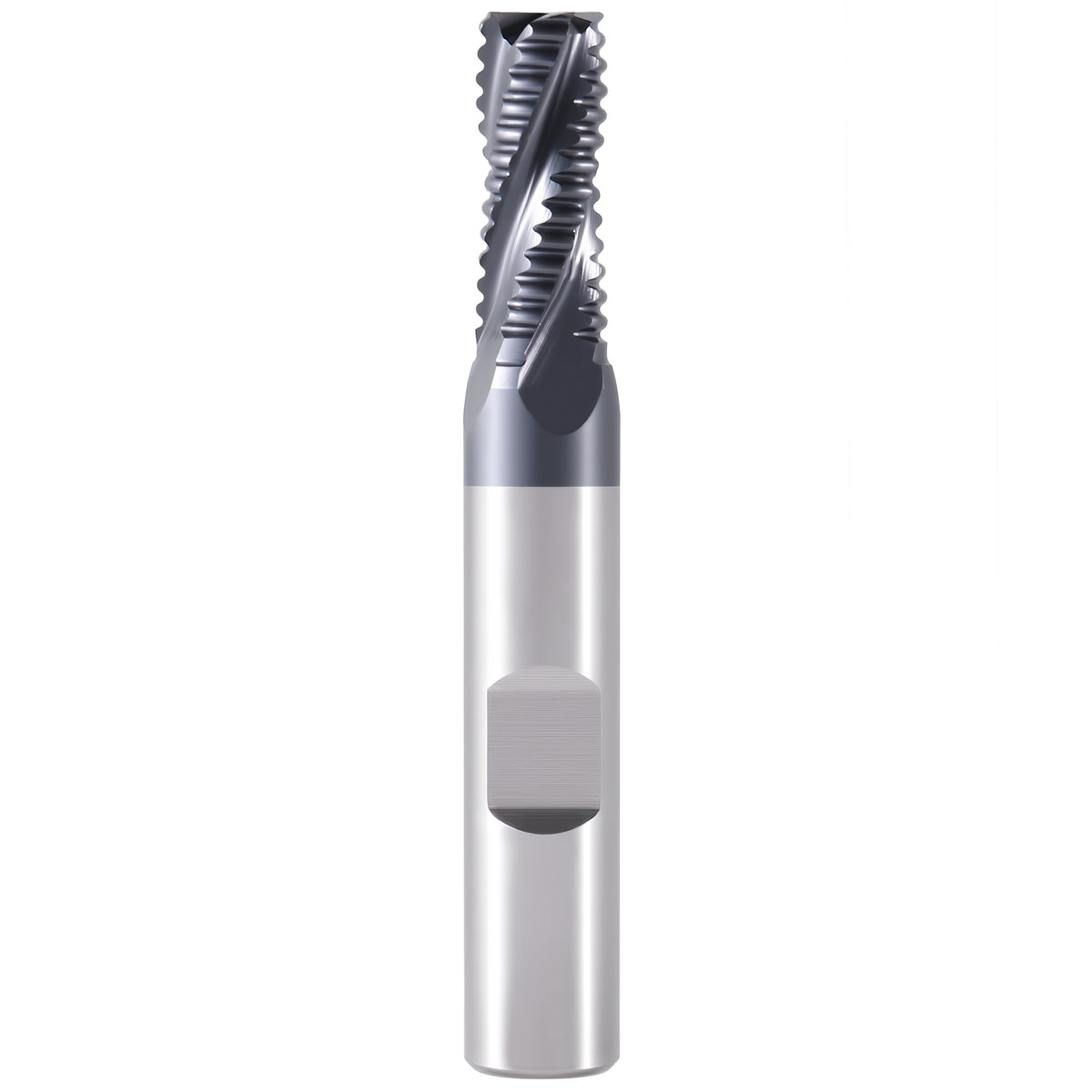 5/16'' by 3/8'' by 3/4'' Flt Length, 2-1/2'' Oal, 4 Flute, Standard Tooth M42 8% Cobalt Tialn Roughing End Mill, 1102-0516