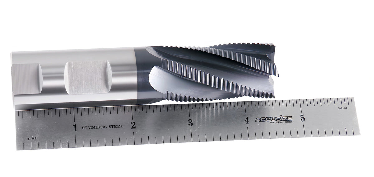 Fraises d'ébauche M42 -8 % Cobalt à dents fines, revêtement TiAln