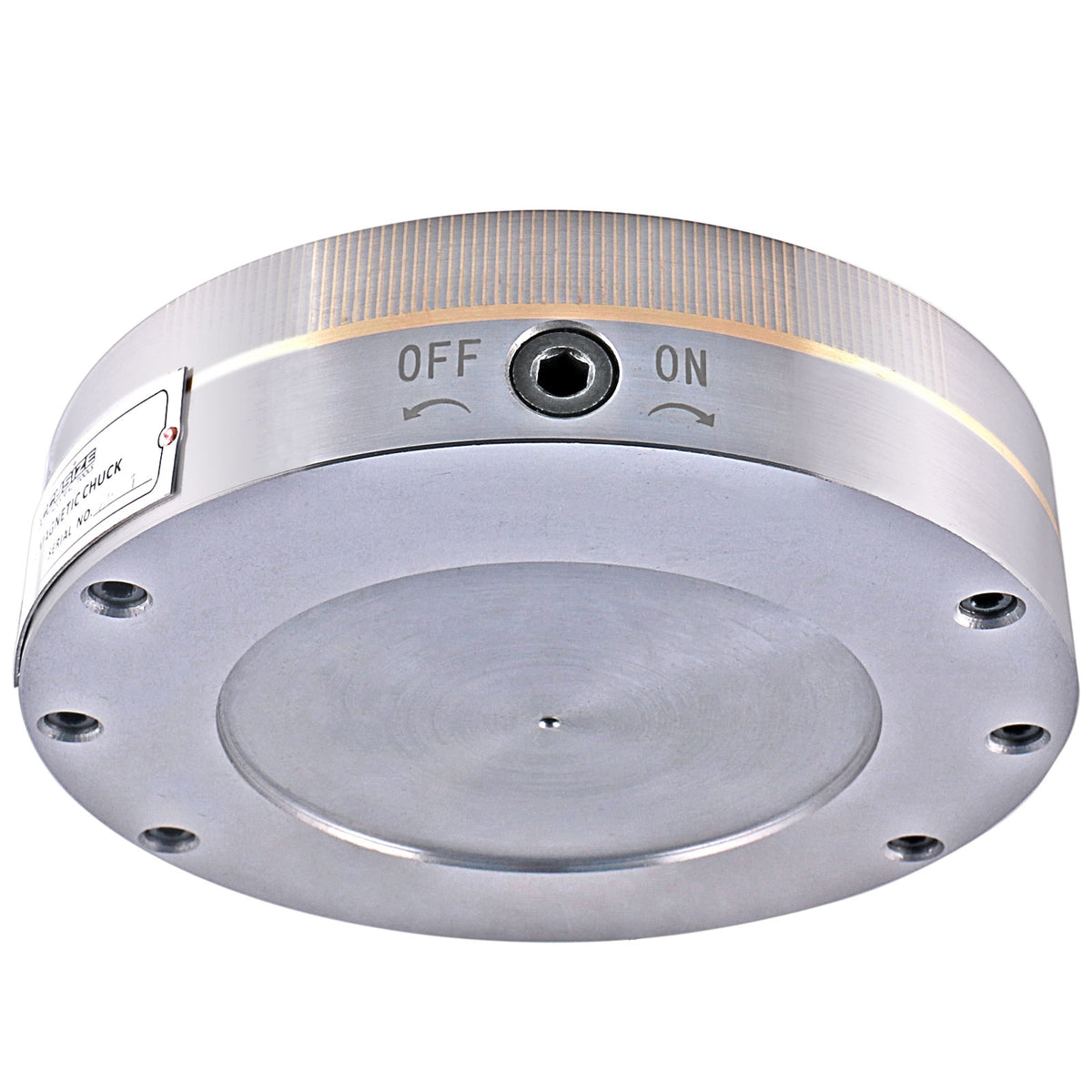 8'‘/203.20 mm (Actual Size 7.874''/200.00 mm) Circular Permanent Magnetic Chucks, 1151-2200