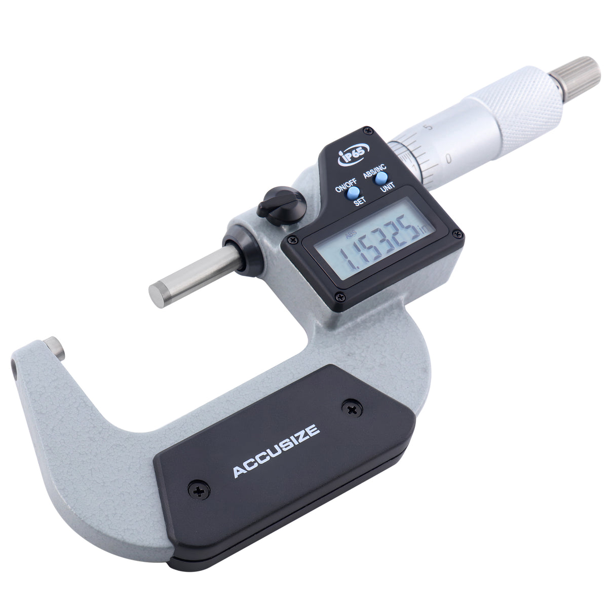 Accusize Digital Micrometer, 1-2 in/25-50 mm, IP54, 1321-2534