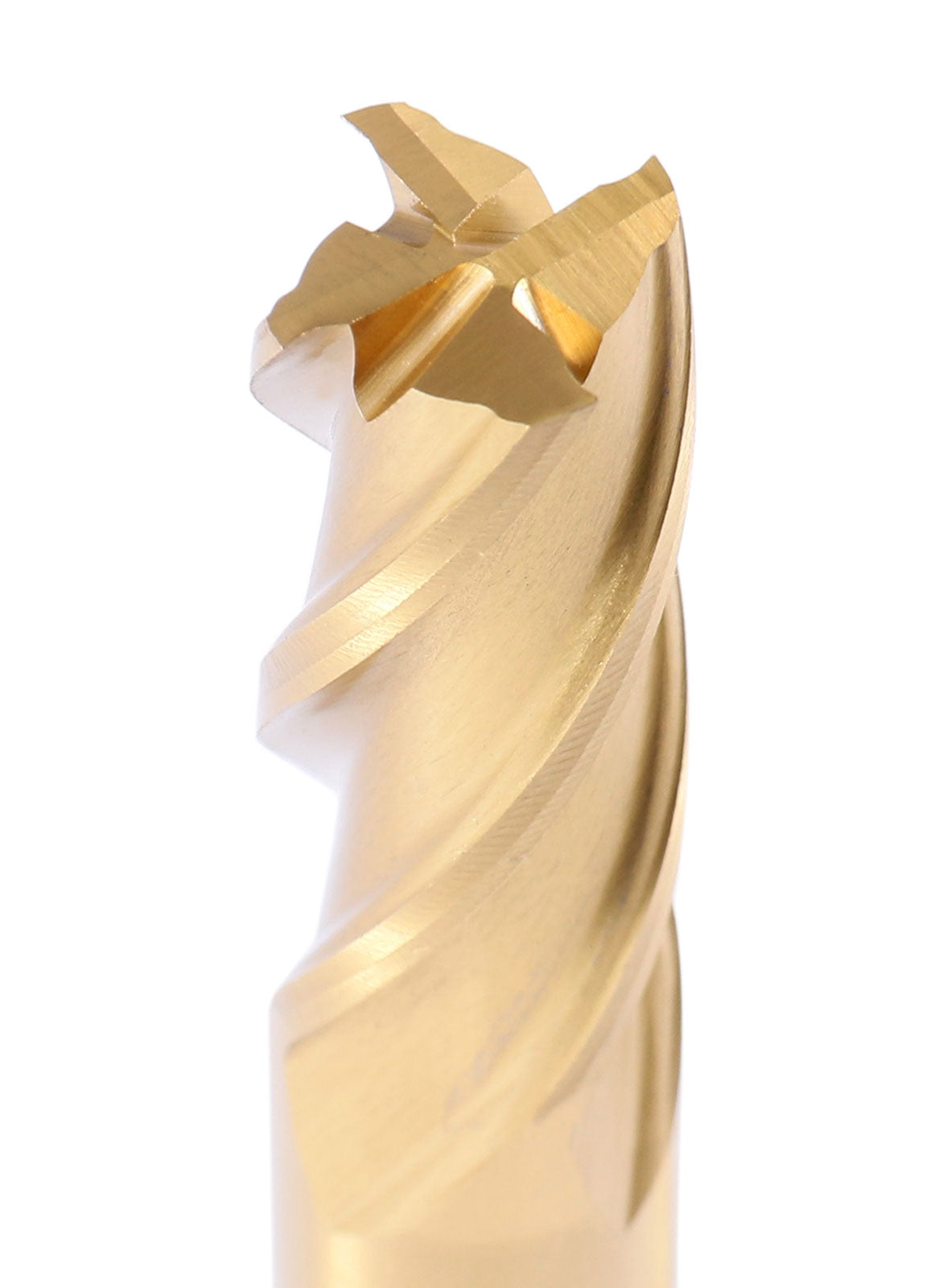 5/8'' Dia, 5/8'' Shk Dia, 1-5/8'' Flt Length, 3-3/4'' Oal, H.S.S. Finishing, Tin Coating End Mill, 1400-3213