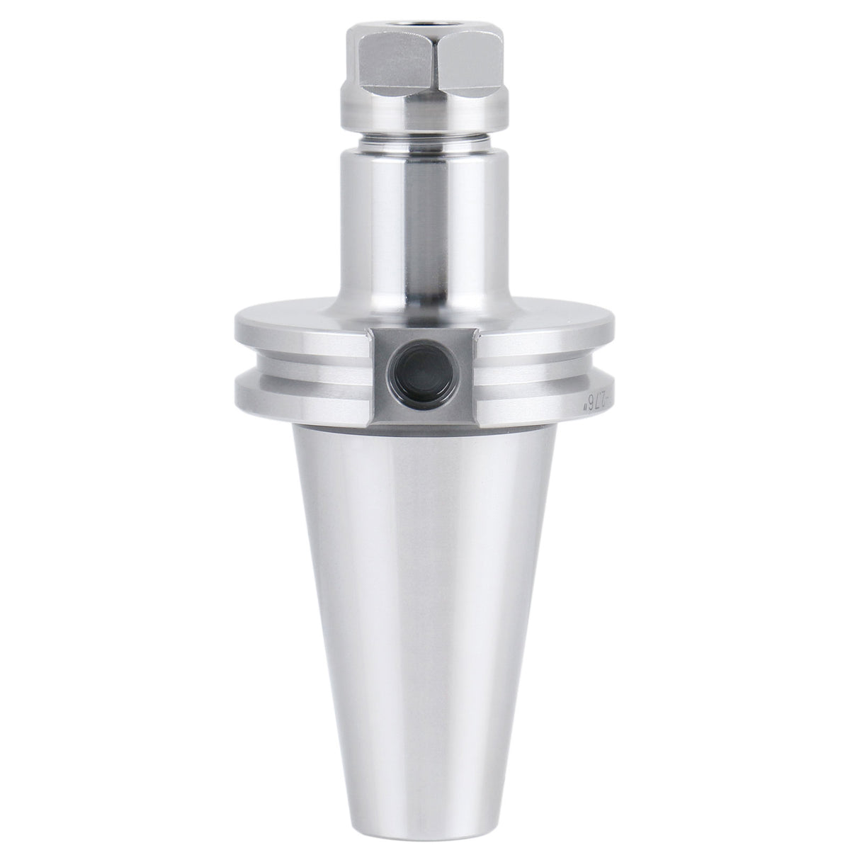 Cat40 V-Flange Collet Chuck for Er16 Collets, Draw Bar Thread 5/8-11'', 8000 RPM, with A Projection Length 2.76'', 1601-0005