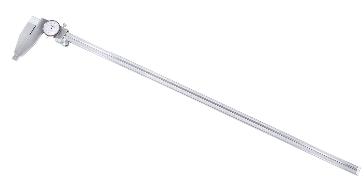 40'' by 0.001'' Heavy-Duty Dial Caliper, Stainless Steel in Fitted Case, 1721-0040
