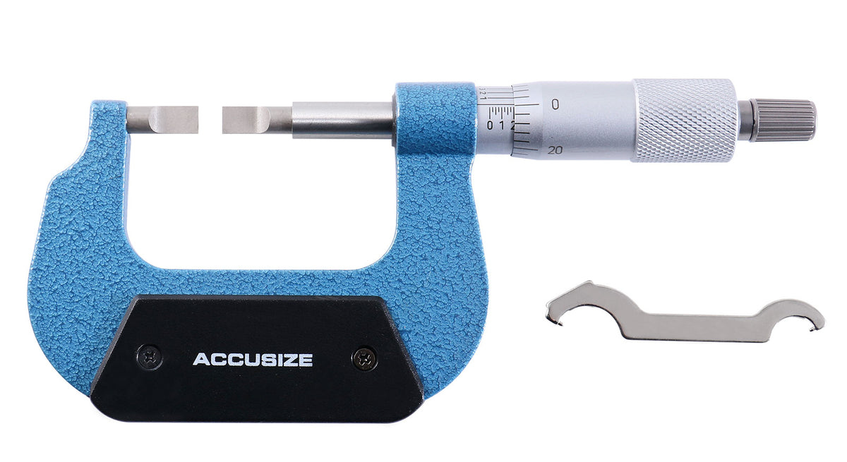 0-1'' by 0.0001'' Resolution Blade Micrometer, 2012-1001