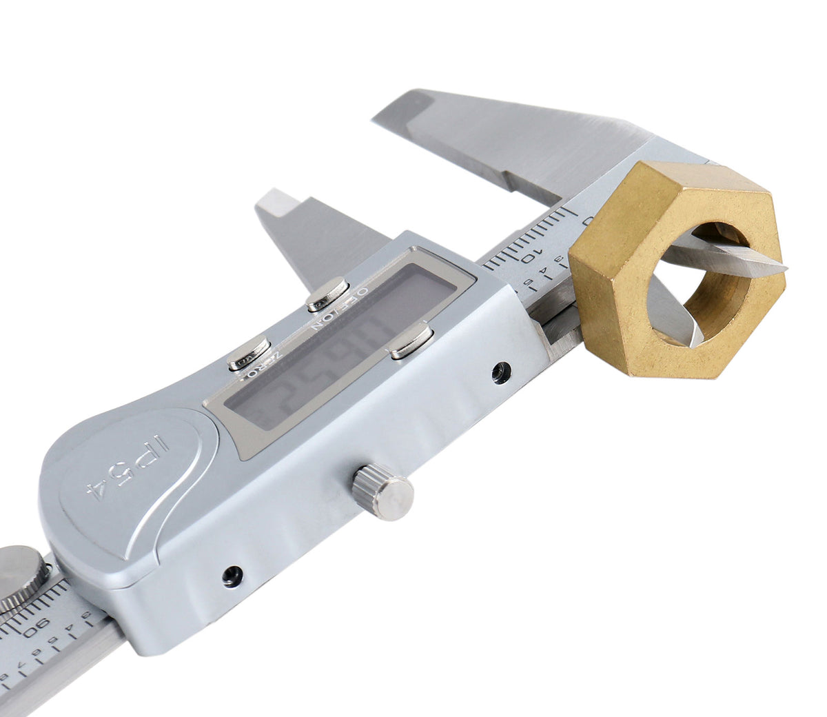 Digital Caliper, 0-8''/0-200 mm Range by 0.0005''/0.01 mm Resolution, Large LCD, Ip54 Water Resistant, 2015-0200