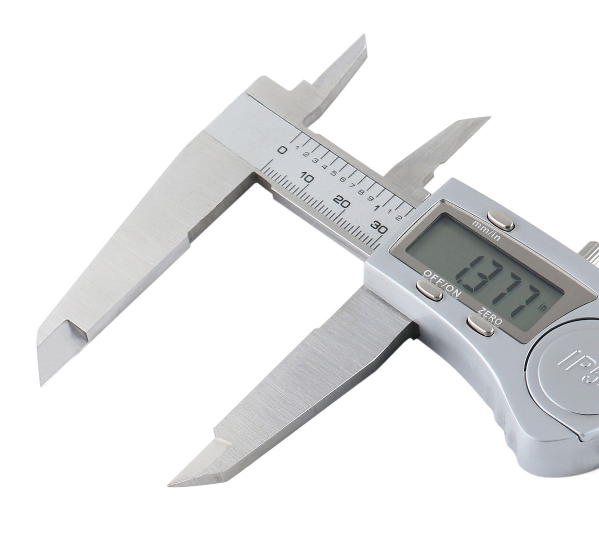 Digital Caliper, 0-12''/0-300 mm Range by 0.0005''/0.01 mm Resolution, Large LCD, Ip54 Water Resistant, 2015-0300