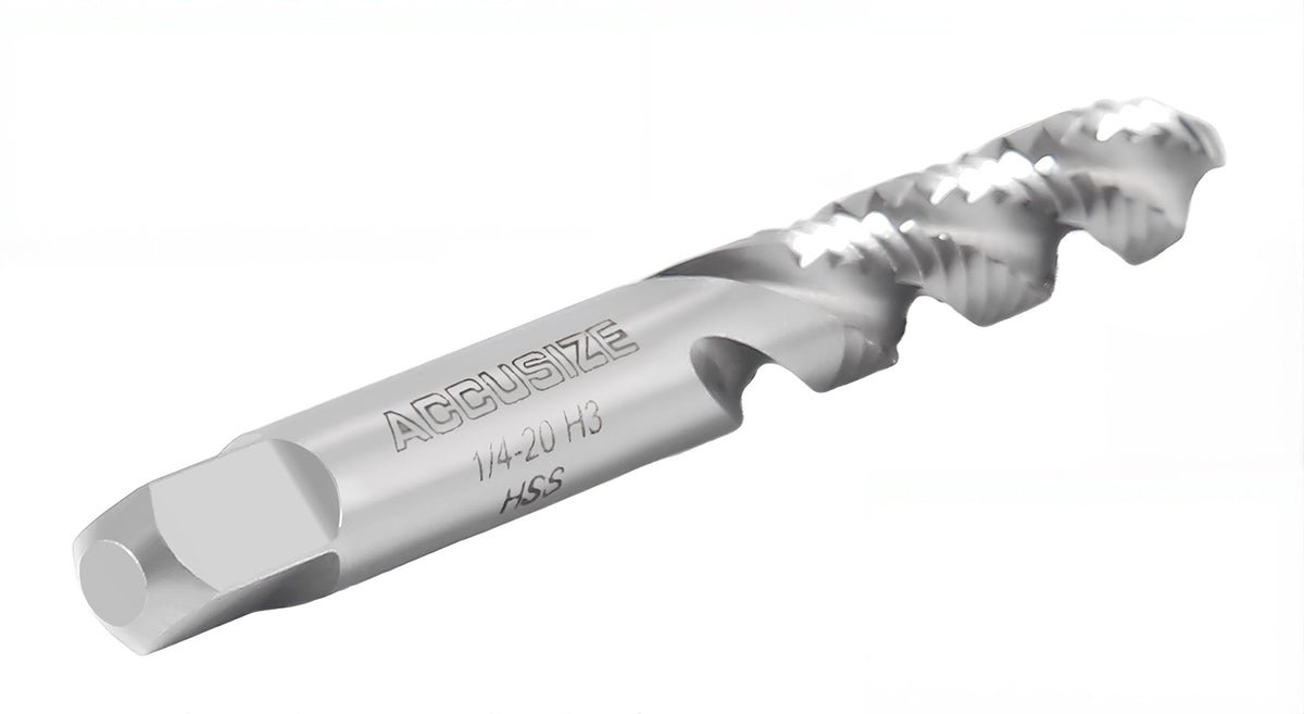 1/4-20Nc, H.S.S. Spiral Flute Tap, Ansi, Ground, 2022-0013x10