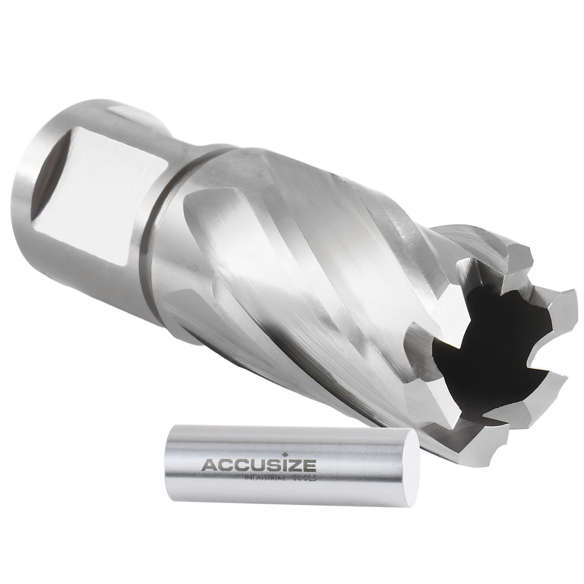 Fraises annulaires H.S.S. de 1" Profondeur de coupe, avec tige Weldon 3/4" ou 1-1/4 po, Ground CBN, ANSI STANDARD