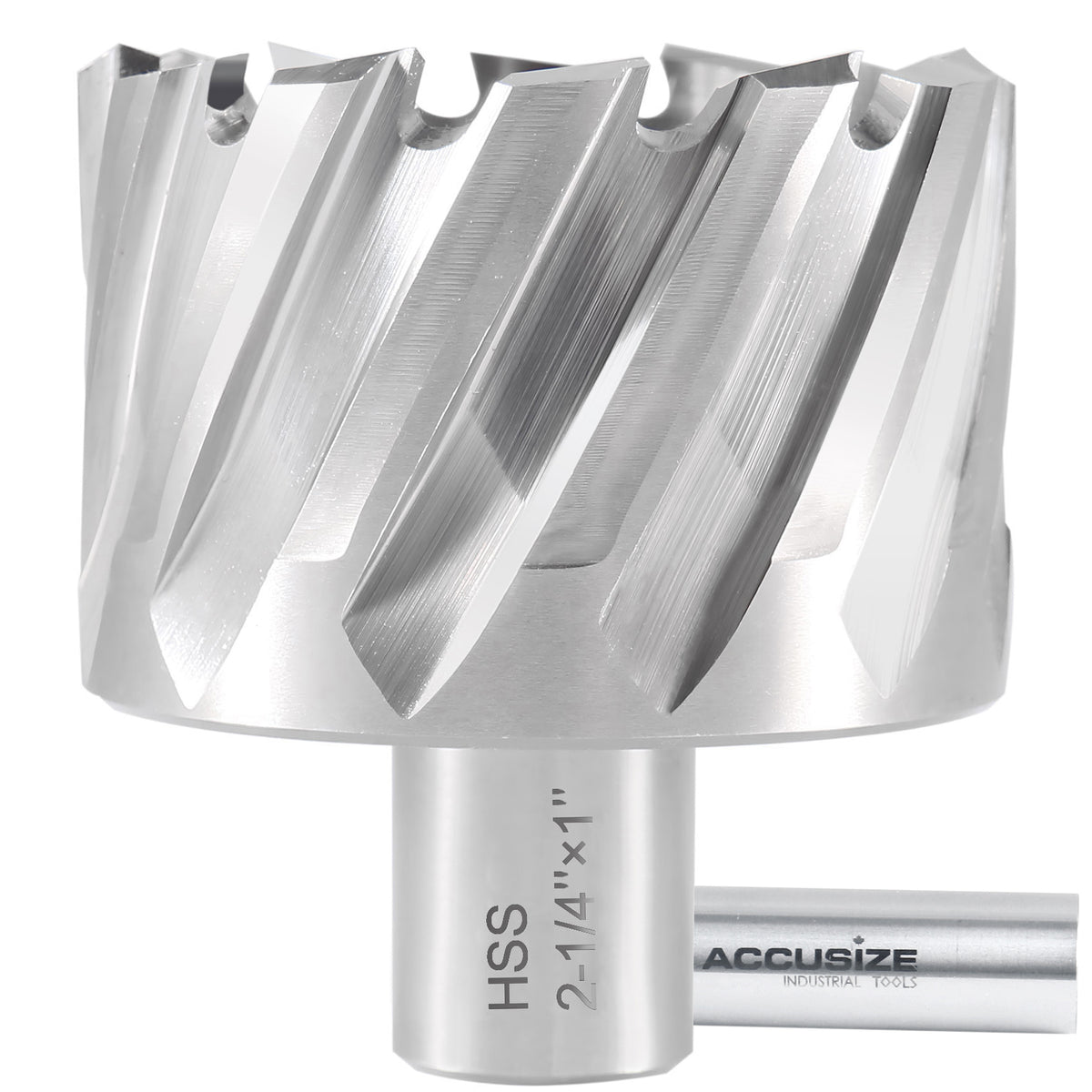 Fraises annulaires H.S.S. de 1" Profondeur de coupe, avec tige Weldon 3/4" ou 1-1/4 po, Ground CBN, ANSI STANDARD