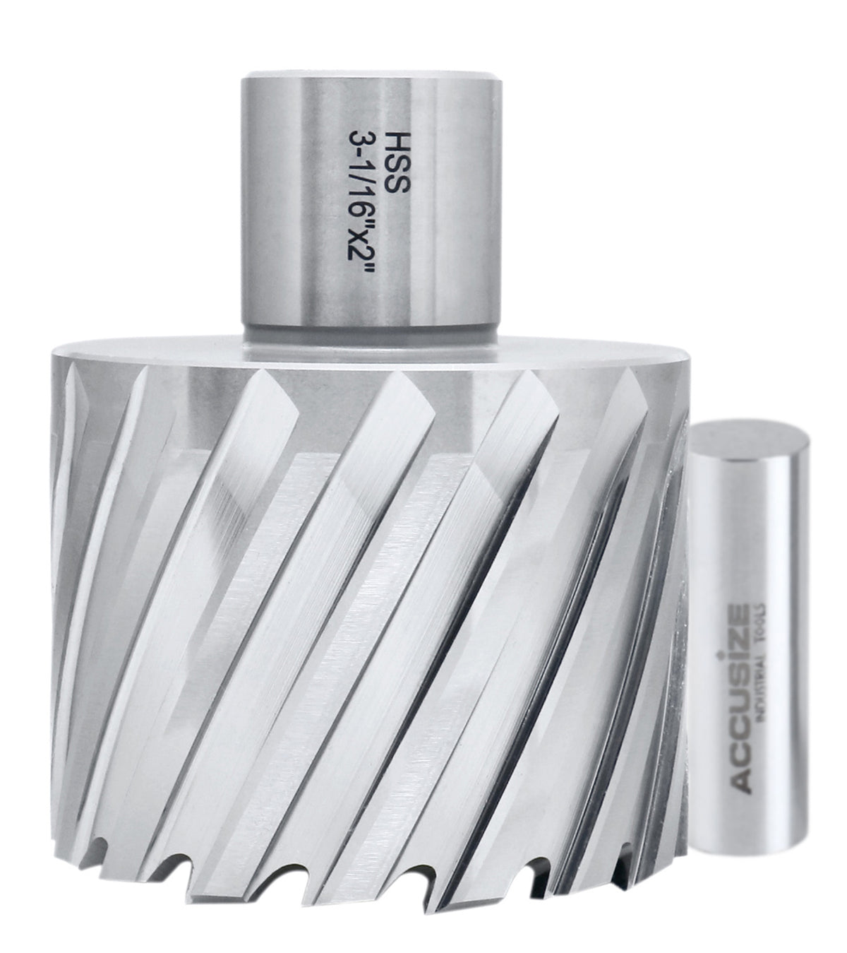 Fraises annulaires H.S.S. de 2" Profondeur de coupe avec tige Weldon 3/4" ou 1-1/4 po, sol CBN, norme ANSI