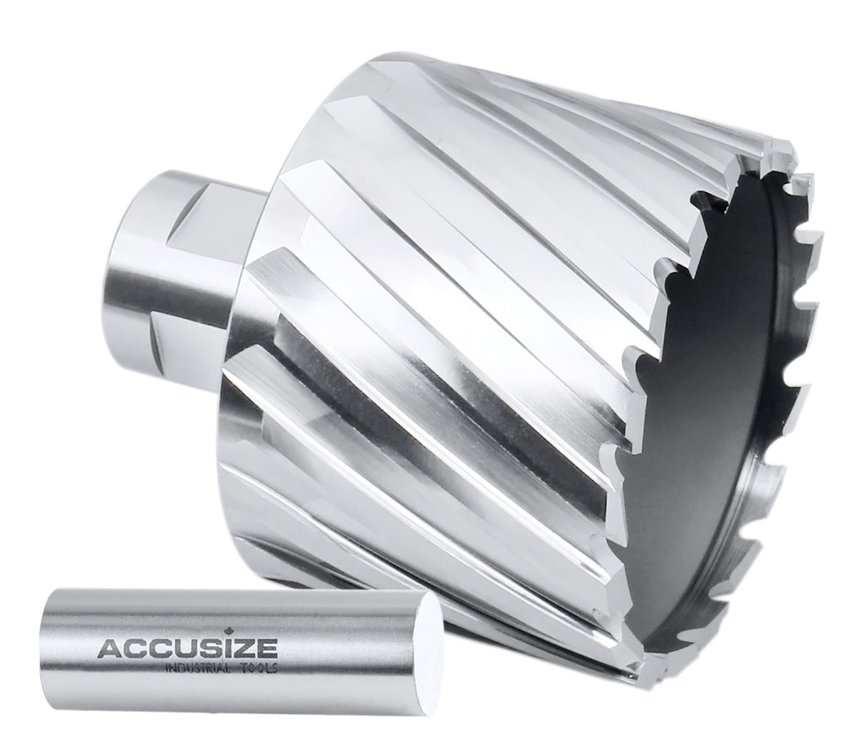 Fraises annulaires H.S.S. de 2" Profondeur de coupe avec tige Weldon 3/4" ou 1-1/4 po, sol CBN, norme ANSI