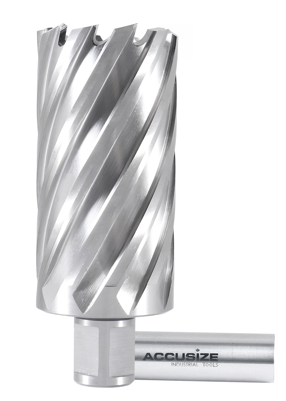 Fraises annulaires H.S.S. 3" Profondeur de coupe avec tige Weldon 3/4", sol CBN, norme ANSI