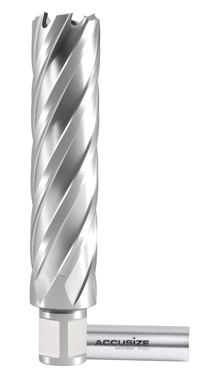 Fraises annulaires H.S.S. 4" Profondeur de coupe avec tige Weldon 3/4", sol CBN, norme ANSI